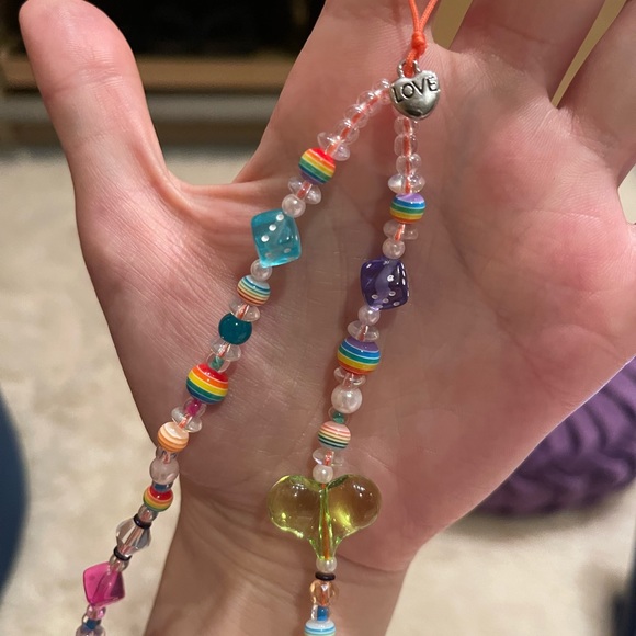 Phone String!! Rainbow 🌈 heart and dice 🎲 theme! - Picture 7 of 12